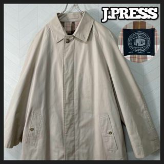 ジェイプレス(J.PRESS)のJ.PRESS ジェイプレス ステンカラーコート スプリングコート メンズ L(ステンカラーコート)