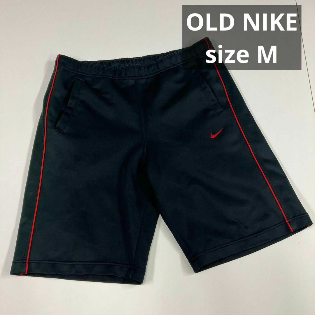 NIKE(ナイキ)の90s ナイキ　ハーフパンツ　古着　ライン　ブラック　レッド　ショートパンツ メンズのパンツ(ショートパンツ)の商品写真