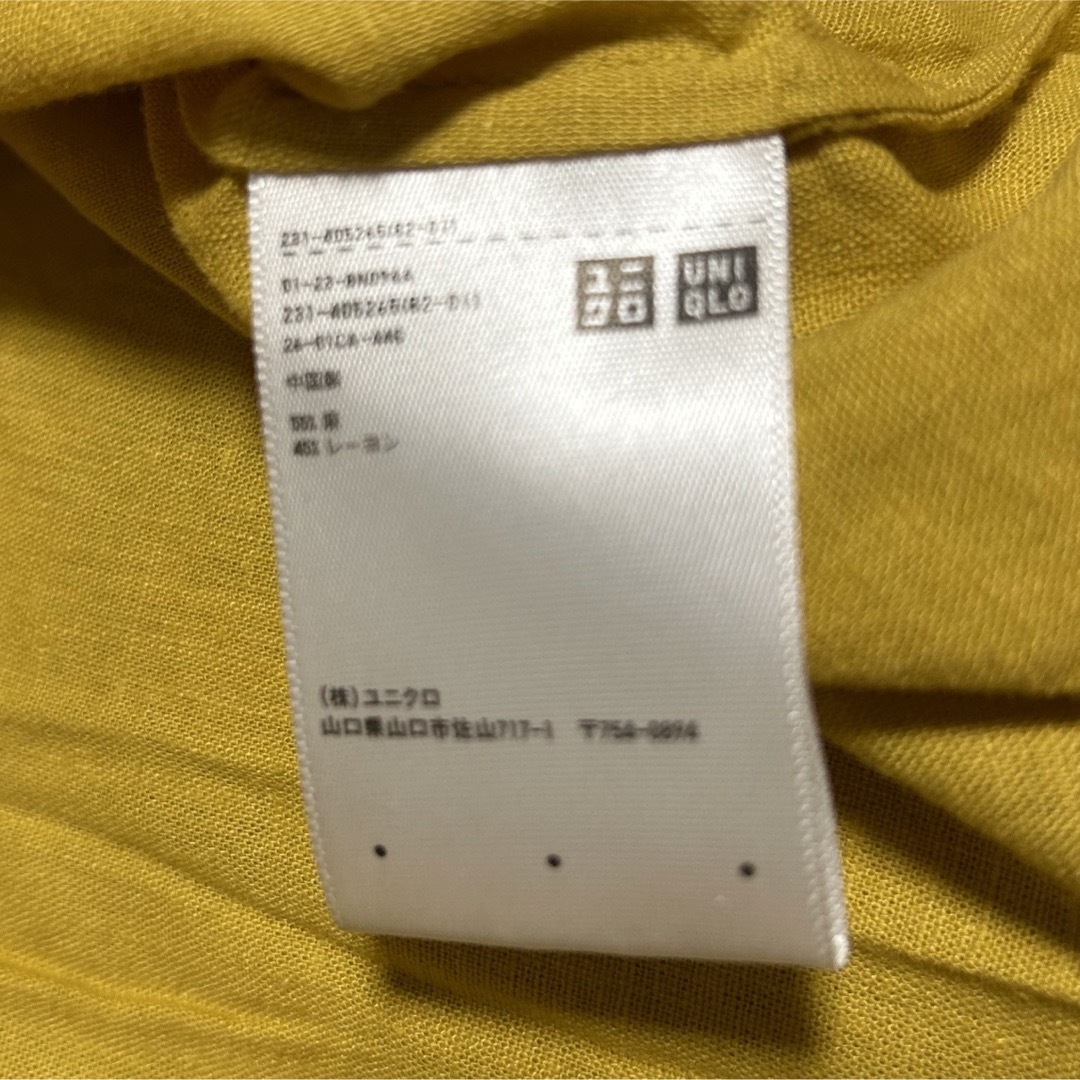 UNIQLO(ユニクロ)の［美品］UNIQLO ブラウス  レディースのトップス(シャツ/ブラウス(半袖/袖なし))の商品写真