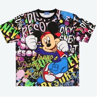 ディズニー(Disney)のミッキー Tシャツ ビッグシルエット ユニセックス ディズニーリゾート(Tシャツ/カットソー(半袖/袖なし))