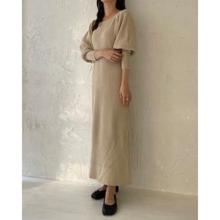 【Ermé】Raglan sleeve one-piece(ロングワンピース/マキシワンピース)