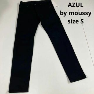 アズール　CRUSH & REMAKE SKINNY パンツ　ブラック　加工