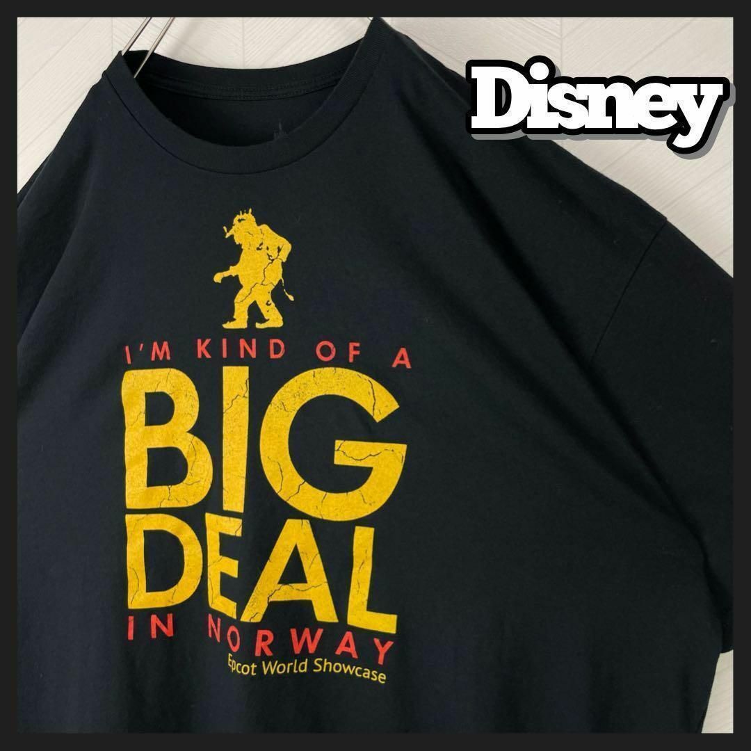 Disney(ディズニー)の美品 海外限定 Disney Tシャツ ノルウェー パビリオン オーバーサイズ メンズのトップス(Tシャツ/カットソー(半袖/袖なし))の商品写真