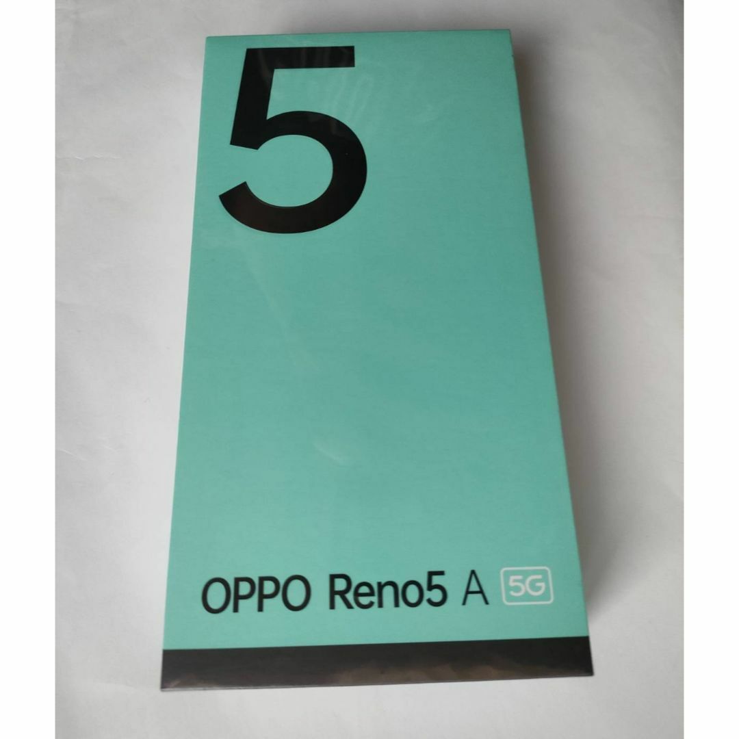 OPPO(オッポ)の新品未開封 Reno5A アイスブルー スマホ/家電/カメラのスマートフォン/携帯電話(スマートフォン本体)の商品写真