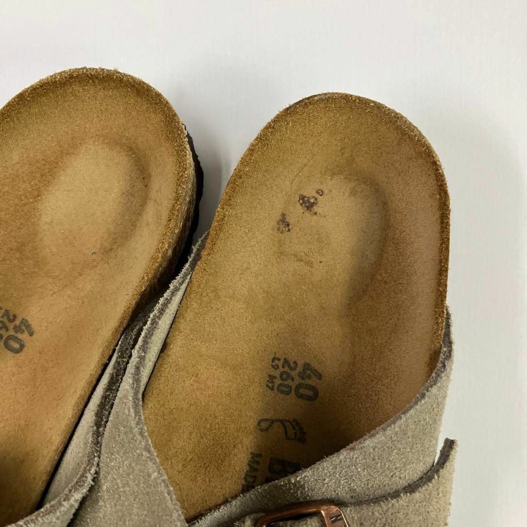 BIRKENSTOCK(ビルケンシュトック)のBIRKENSTOCK ZURICH SUEDE　サンダル　スエード　古着　40 メンズの靴/シューズ(サンダル)の商品写真