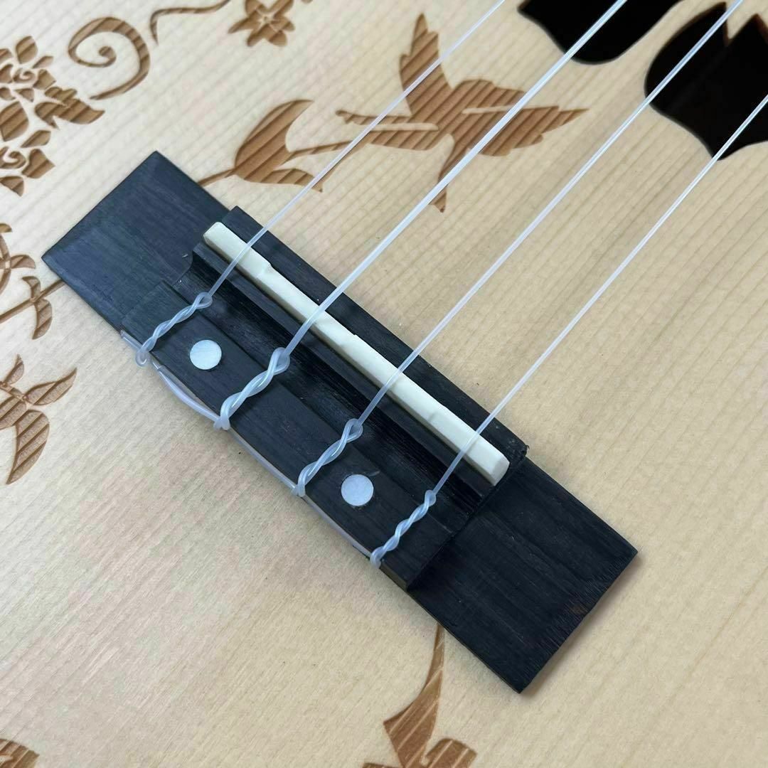 【Kmise ukulele】スプルース単板のエレキ・コンサートウクレレ 楽器のウクレレ(コンサートウクレレ)の商品写真