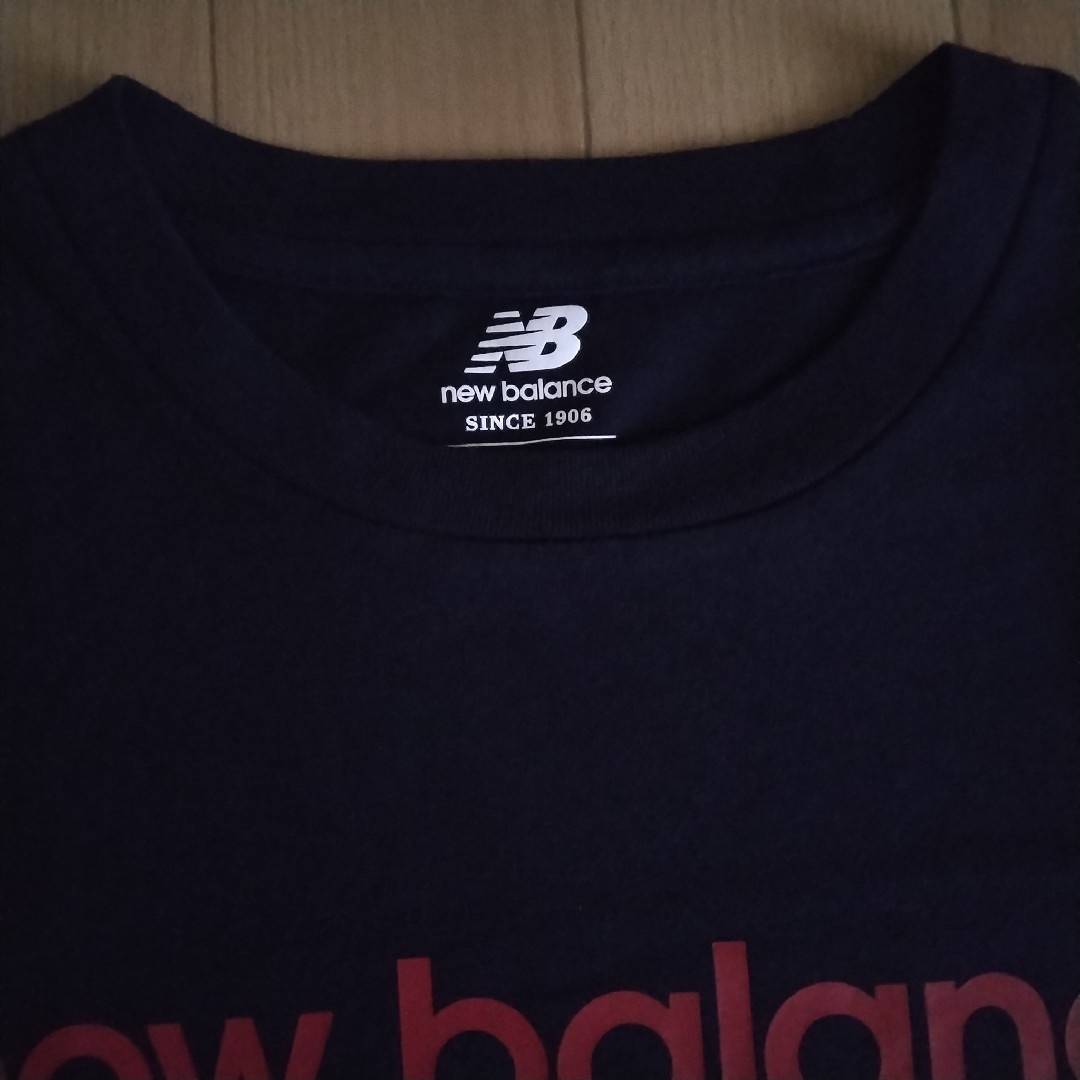 New Balance(ニューバランス)のnew balance ニューバランス　Tシャツ　ネイビー　Mサイズ レディースのトップス(Tシャツ(半袖/袖なし))の商品写真