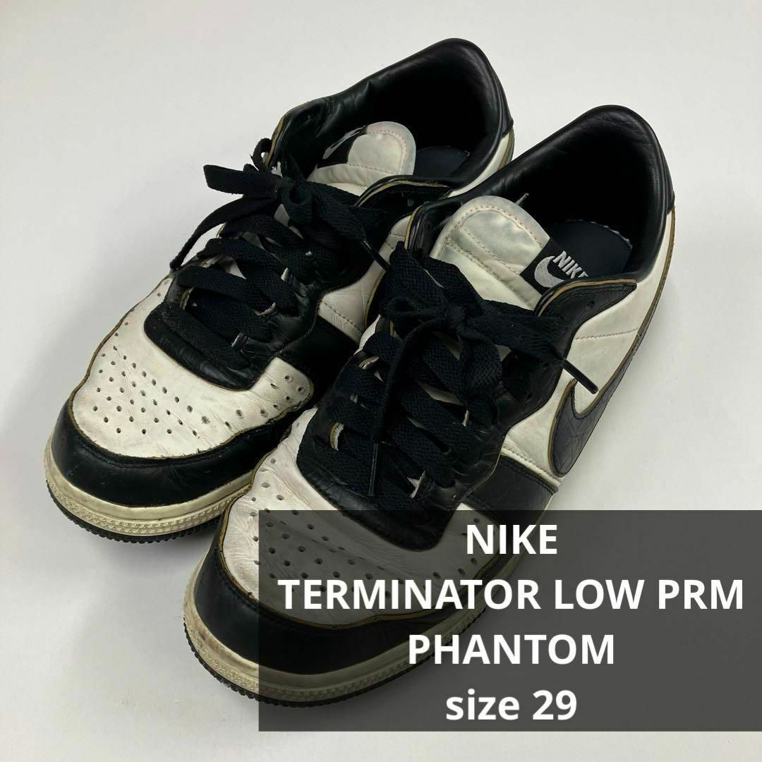 NIKE(ナイキ)のNIKE TERMINATOR LOW PRM  PHANTOM クロコ　古着 メンズの靴/シューズ(スニーカー)の商品写真