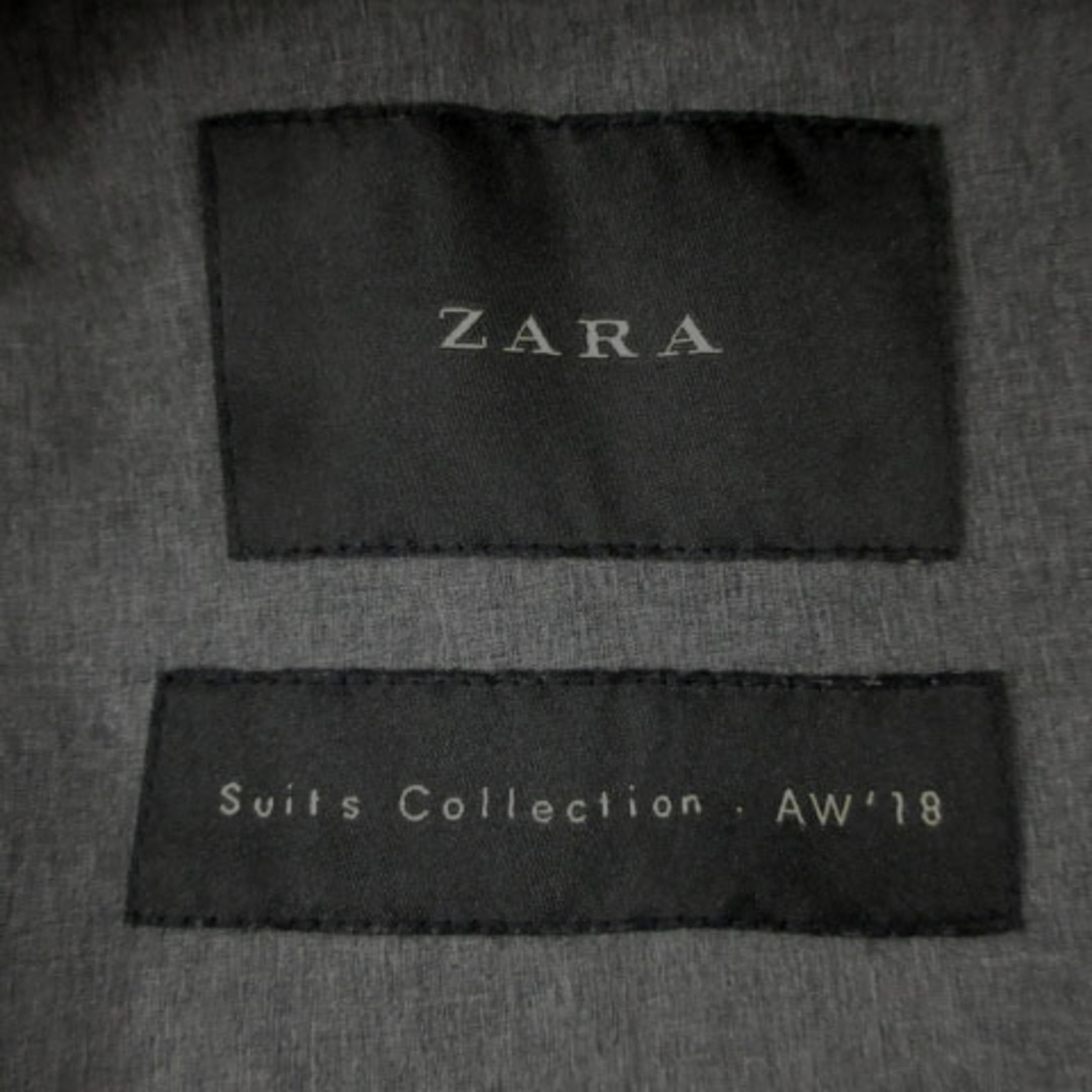 ZARA(ザラ)のザラ ZARA ジャケット テーラードカラー ストレッチ グレー USA M レディースのジャケット/アウター(その他)の商品写真