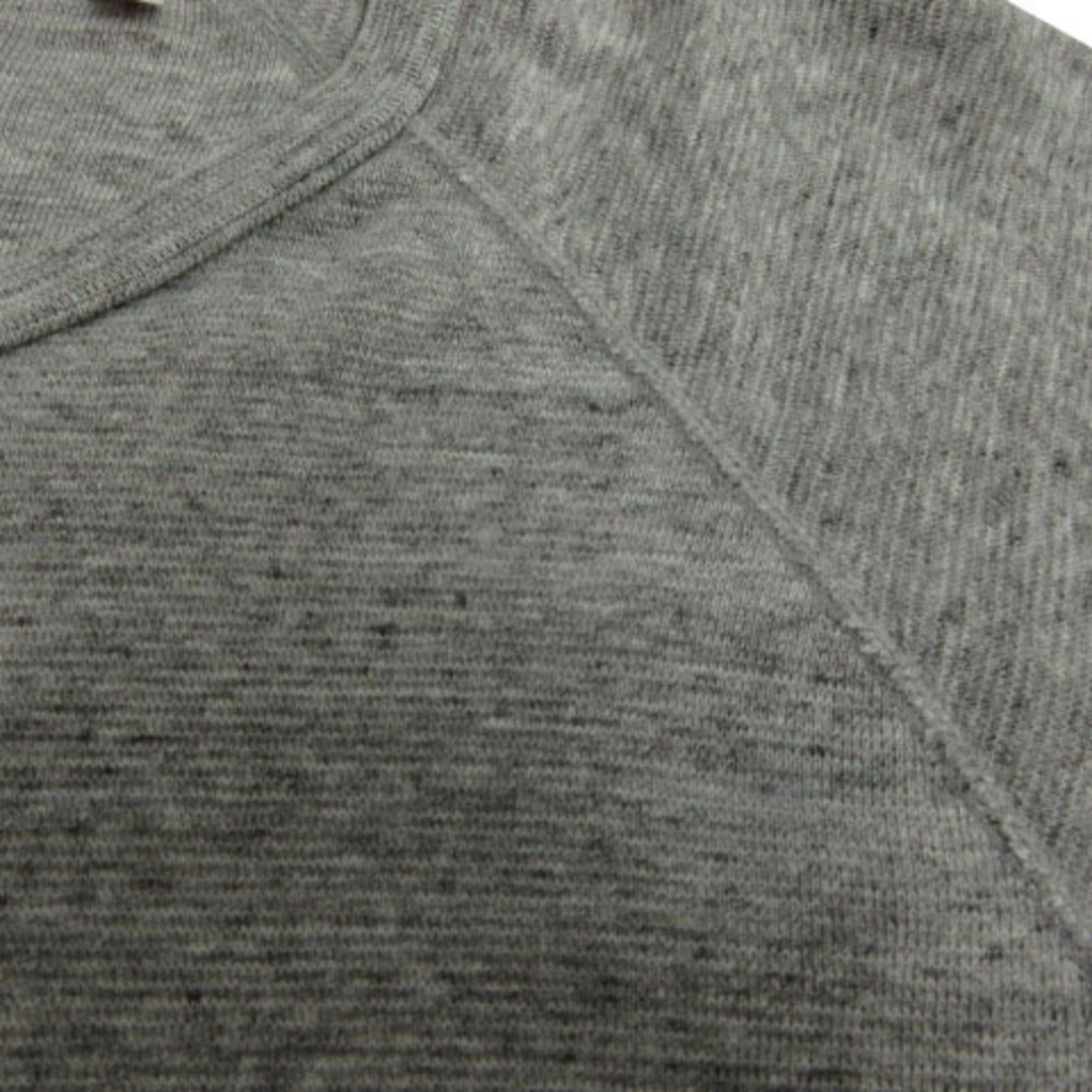 HOLLYWOOD RANCH MARKET(ハリウッドランチマーケット)のハリウッドランチマーケット Tシャツ 長袖 ロンT ラグラン ロゴ グレー 4 メンズのトップス(Tシャツ/カットソー(七分/長袖))の商品写真