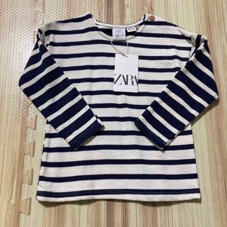 ザラキッズ(ZARA KIDS)のZARA ボーダー　ロンT 長袖Tシャツ　カットソー(Tシャツ/カットソー)