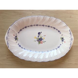 NIKKO - 【最終値下げ】食器 NIKKO ニッコー オーバルプレート ピオニール ブルー