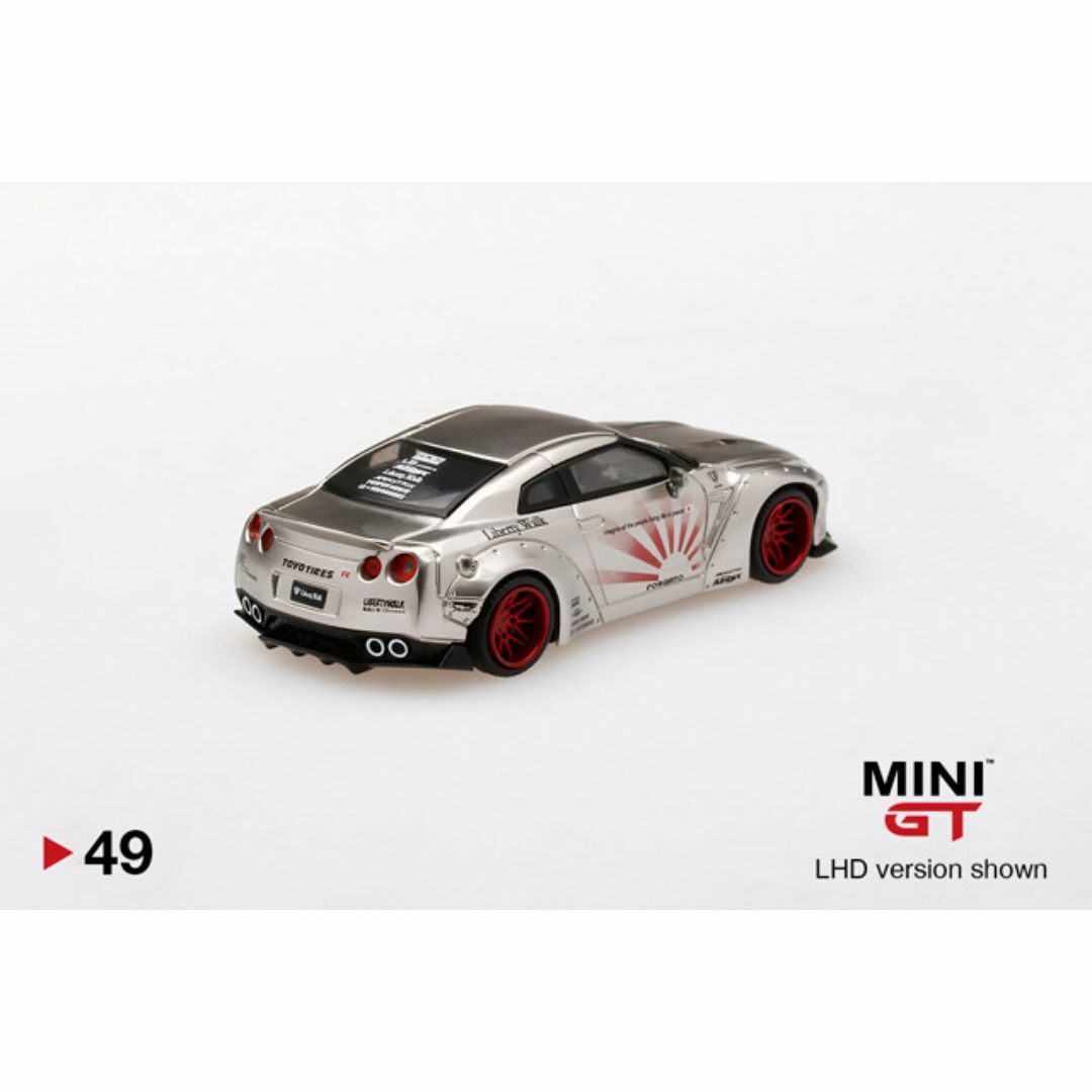 49右2 MINI GT 1/64 日産 GT-R R35 スカイラインドリフト エンタメ/ホビーのおもちゃ/ぬいぐるみ(ミニカー)の商品写真