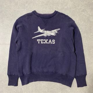 ウエアハウス(WAREHOUSE)のWarehouse スウェット B-17 TEXAS ナス紺(スウェット)