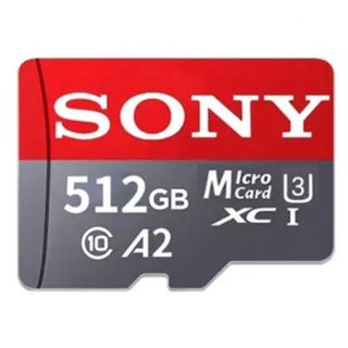 ソニー(SONY)のマイクロSDカードSONY 512GB XCI A2 V60 アダプター付き(PC周辺機器)