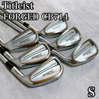 タイトリスト(Titleist)の【希少品】激レア タイトリスト714 CB FORGED アイアン 右　6本　S(クラブ)