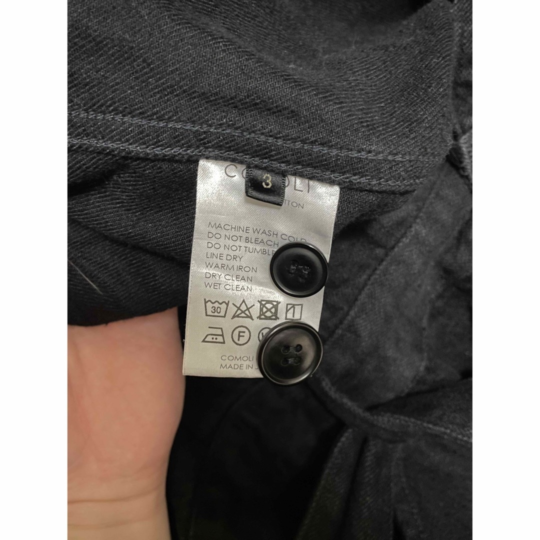 COMOLI(コモリ)のCOMOLI デニムオールインワン ジャンプスーツ メンズのジャケット/アウター(Gジャン/デニムジャケット)の商品写真