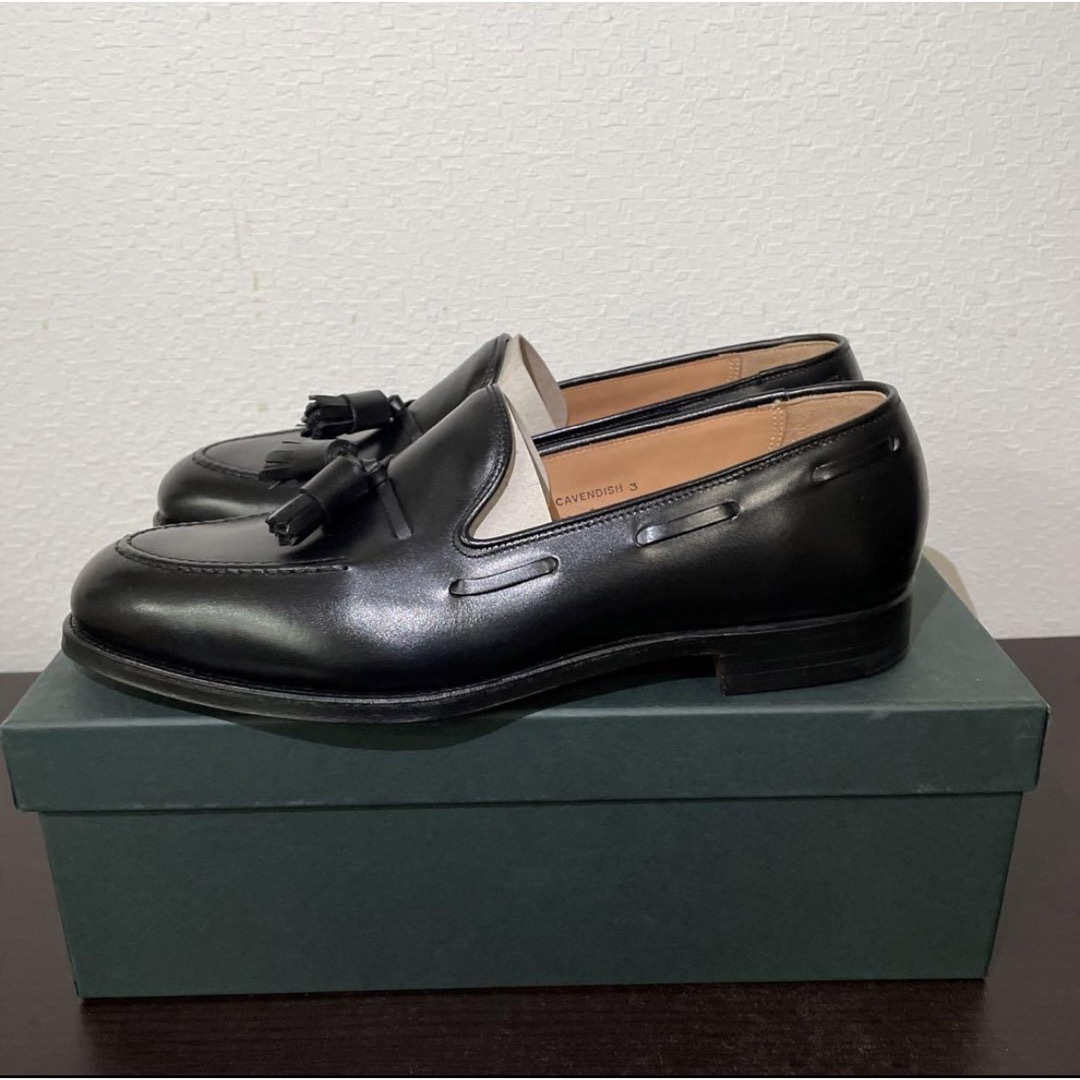 Crockett&Jones(クロケットアンドジョーンズ)のCROCKETT&JONES Cavendish3 黒UK8E メンズの靴/シューズ(ドレス/ビジネス)の商品写真