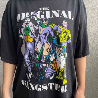 DCCOMICバッドマンtシャツ古着ジョーカームービーtキャットウーマンペンギン(Tシャツ/カットソー(半袖/袖なし))