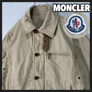 モンクレール(MONCLER)の希少 00s 茶タグ MONCLER ナイロンジャケット スモールロゴ メンズ1(ナイロンジャケット)