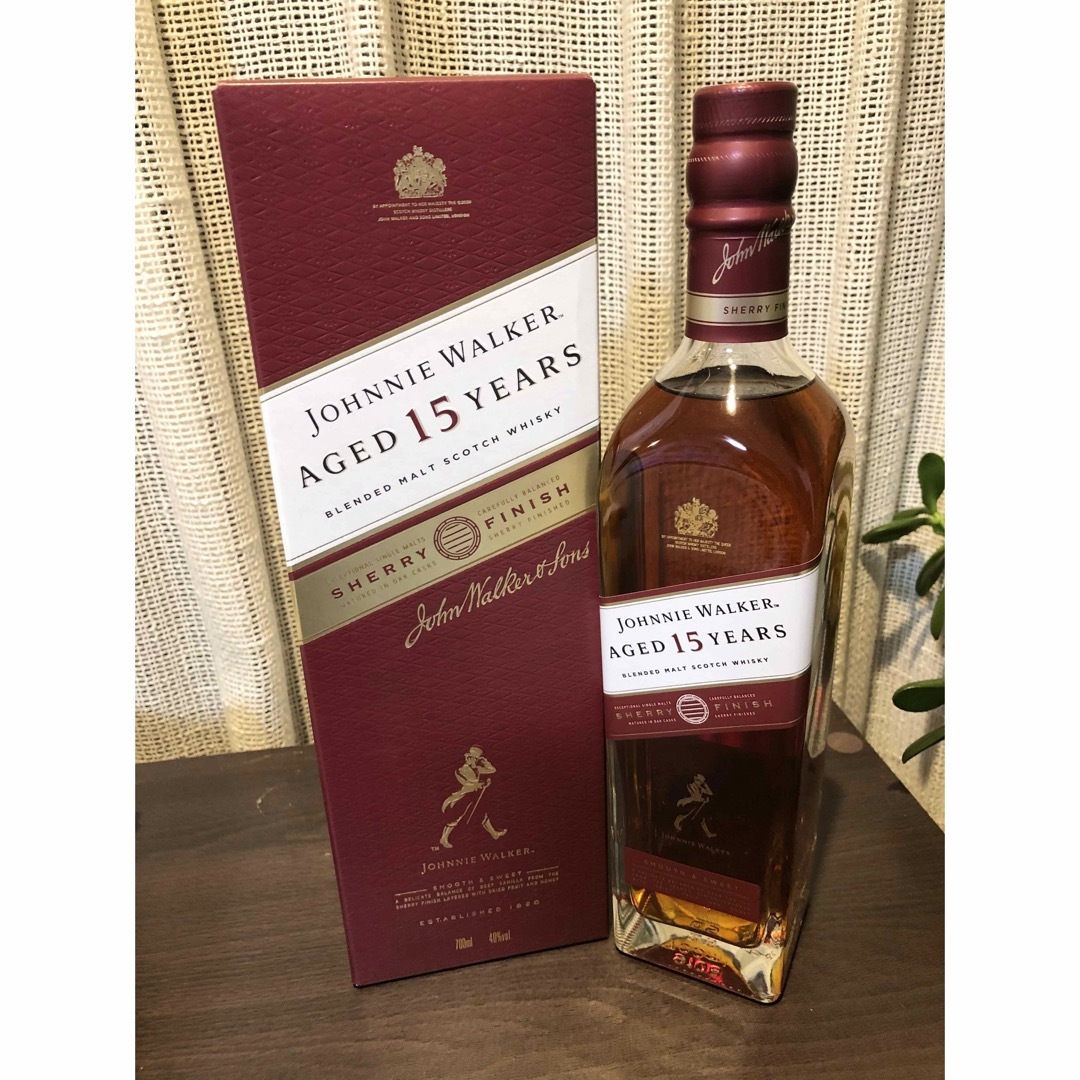 ジョニーウォーカー(ジョニーウォーカー)のジョニーウォーカー 15年 シェリー フィニッシュ JOHNNIE WALKER 食品/飲料/酒の酒(ウイスキー)の商品写真