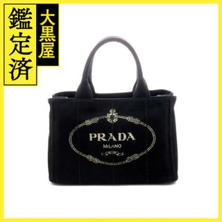 PRADA - PRADA　カナパ　ミニ　1BG439　ブラック　キャンバス　【437】