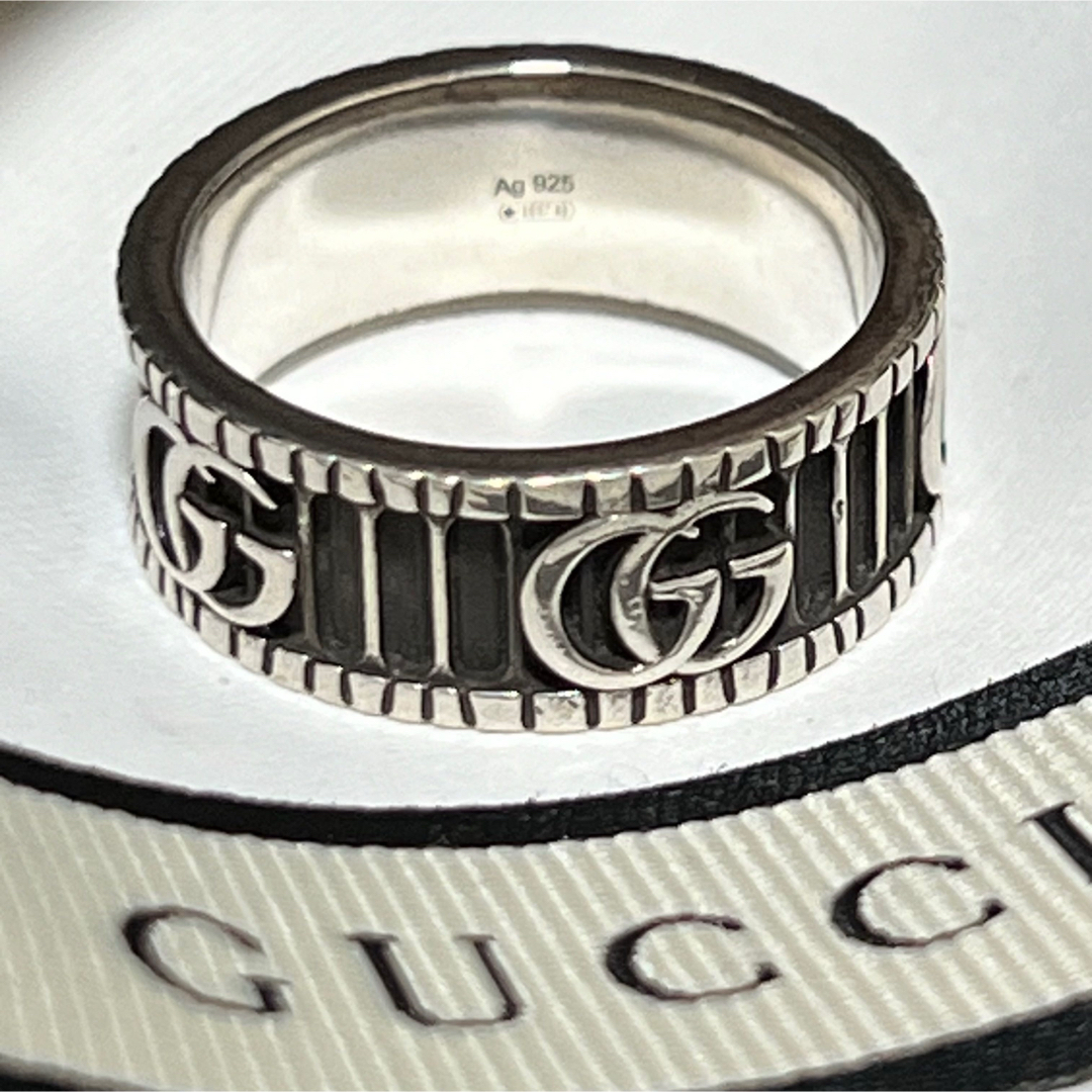 Gucci(グッチ)のGUCCI リング15号【美品】グッチ ダブルG メンズのアクセサリー(リング(指輪))の商品写真