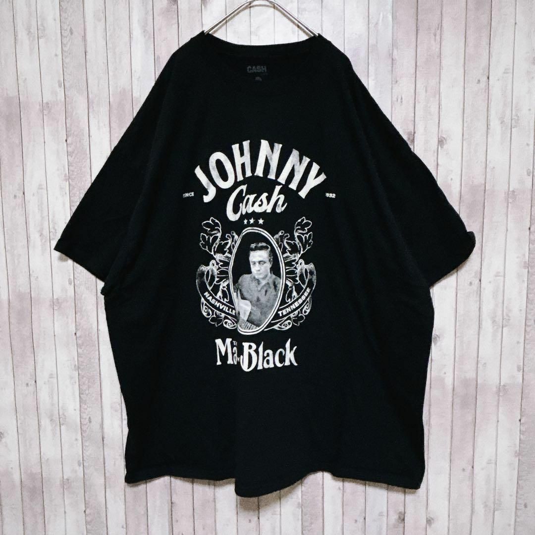 古着 Johnny Cash ジョニー・キャッシュ バンドTシャツ　輸入品　半袖 メンズのトップス(Tシャツ/カットソー(半袖/袖なし))の商品写真