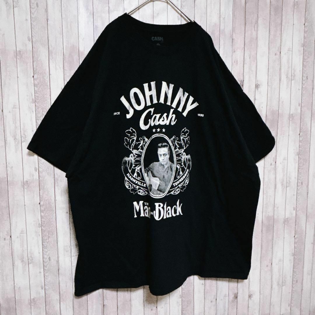 古着 Johnny Cash ジョニー・キャッシュ バンドTシャツ　輸入品　半袖 メンズのトップス(Tシャツ/カットソー(半袖/袖なし))の商品写真