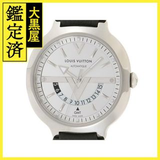 LOUIS VUITTON - ルイ・ヴィトン 腕時計 ヴォヤジャー GMT【472】SJ