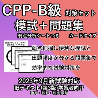 旧テキスト CPP 試験対策セット 模試 頻出 問題カード 調達プロフェショナル(資格/検定)