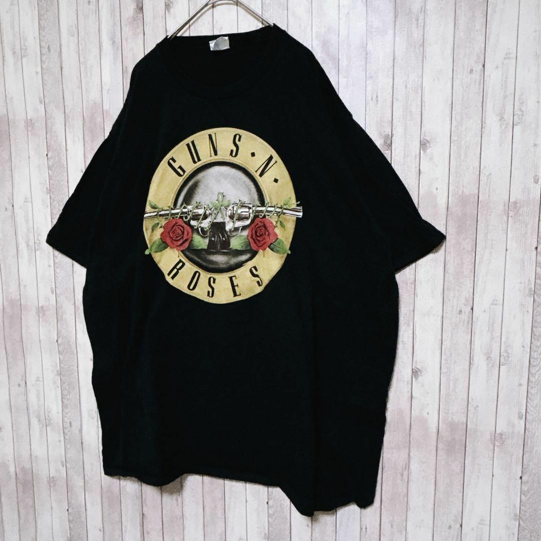 古着　GUNS'N ROSES ガンズ・アンド・ローゼズ プリントTシャツ　半袖 メンズのトップス(Tシャツ/カットソー(半袖/袖なし))の商品写真