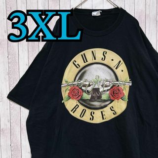 古着　GUNS'N ROSES ガンズ・アンド・ローゼズ プリントTシャツ　半袖(Tシャツ/カットソー(半袖/袖なし))