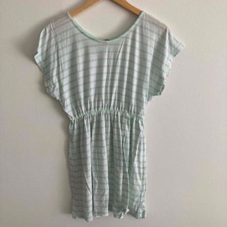 ダブルネーム(DOUBLE NAME)のレディース トップス 半袖 春夏 ボーダー ゆったり Fサイズ(Tシャツ(半袖/袖なし))