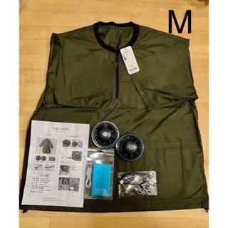 【新品未使用】株式会社ヤギ　O.R.G バッテリー付き空調服　半袖　カーキ　M(工具)