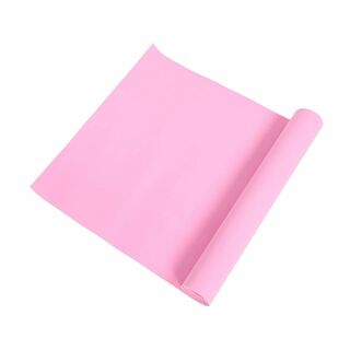 【色: ピンク】BODYLINE バンド付きヨガマット173×61×0.6cm (ヨガ)