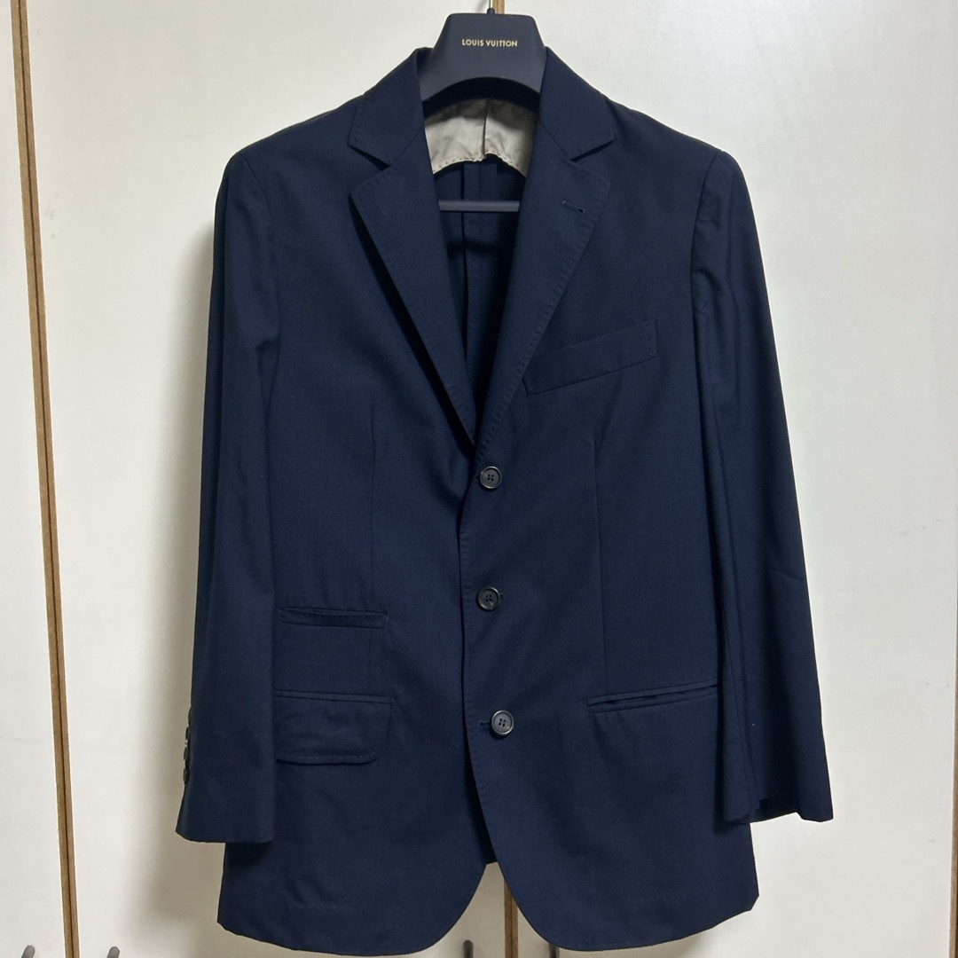 BRUNELLO CUCINELLI(ブルネロクチネリ)のブルネロクチネリ 定番 ネイビー ジャケット サイズ44 メンズS  メンズのジャケット/アウター(テーラードジャケット)の商品写真