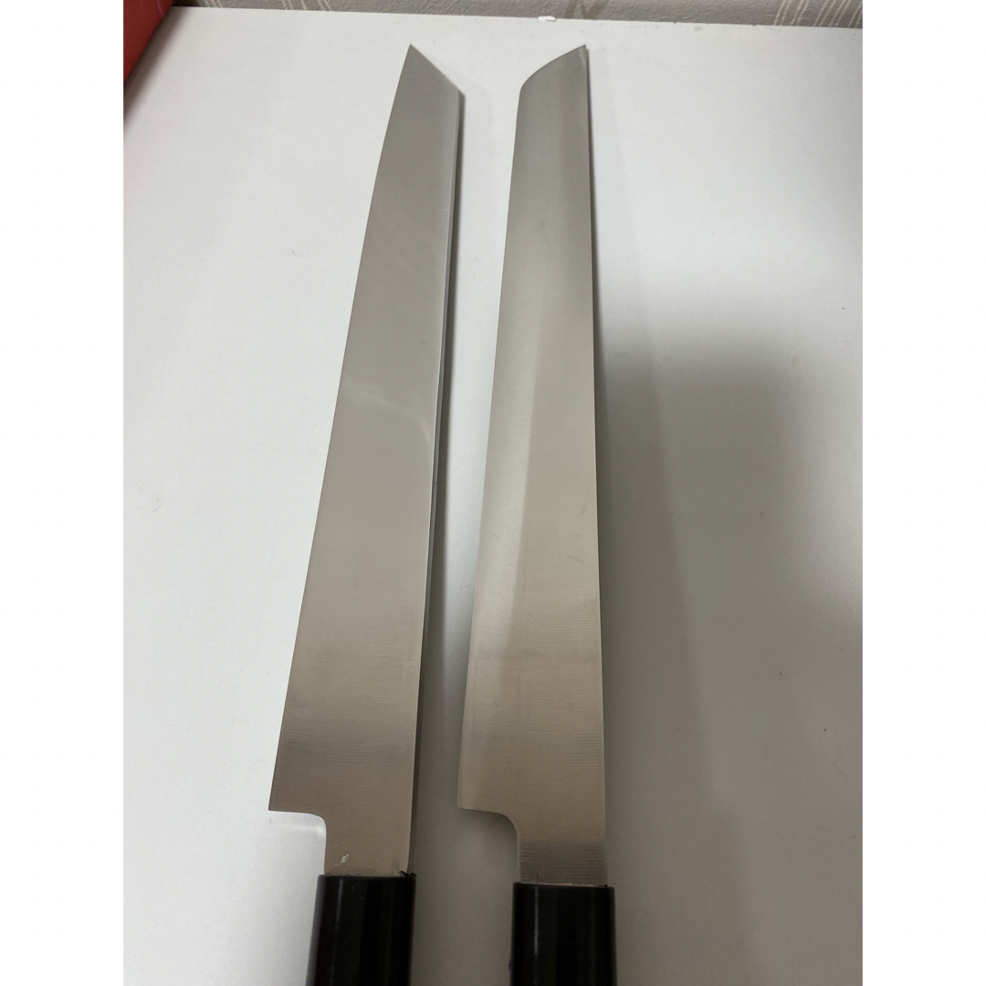 新品・未使用 柳刃包丁 刺身包丁 和包丁 反り刃 2本セット