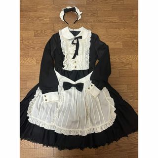 アンジェリックプリティー(Angelic Pretty)の【最終値下げ】Angelic Pretty Silky Lady OP＋KCセッ(ひざ丈ワンピース)