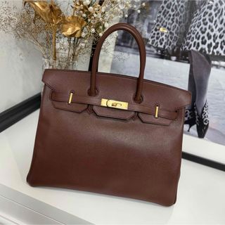 エルメス(Hermes)のHERMES エルメス バーキン35 クシュベル ブラウン(ハンドバッグ)