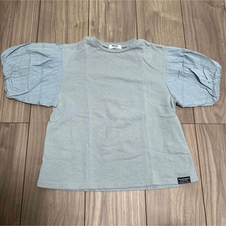 ブリーズ(BREEZE)のbreeze ボリューム袖半袖Tシャツ　110  ブルー水色青(Tシャツ/カットソー)