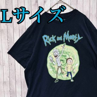 古着　【入手困難】RICK AND MORTY Tシャツ　センターロゴ　海外輸入(Tシャツ/カットソー(半袖/袖なし))