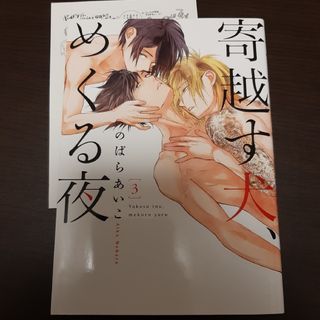 寄越す犬、めくる夜 3巻 のばらあいこ 特典ペーパー 合同フェアきねんマンガ(ボーイズラブ(BL))