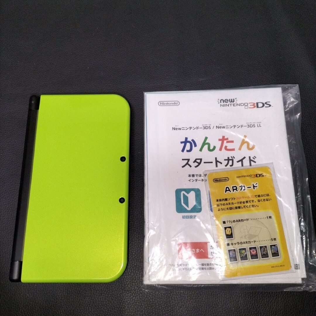 NEW3DSLL　 未使用　新品　展示品　ライム エンタメ/ホビーのゲームソフト/ゲーム機本体(携帯用ゲーム機本体)の商品写真