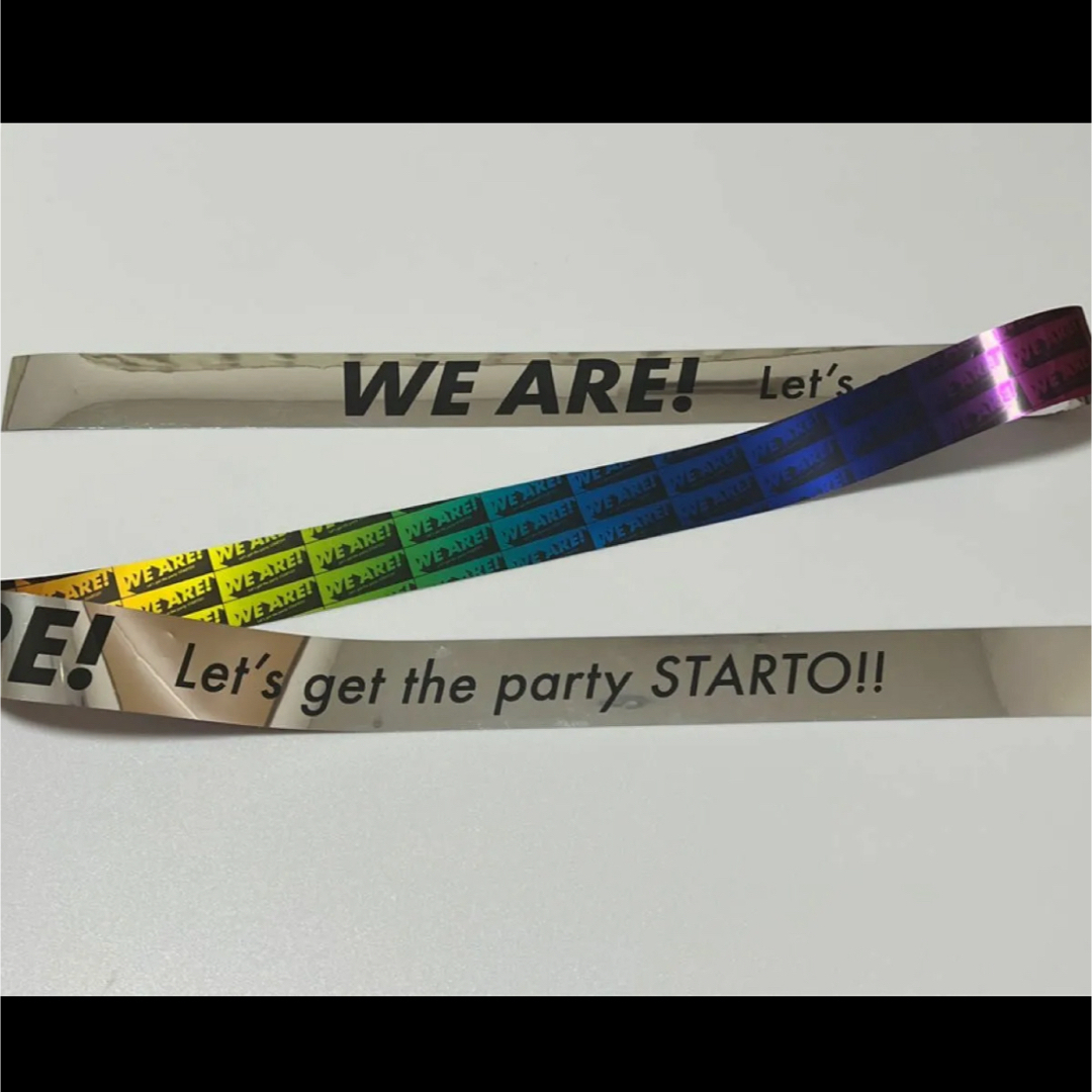 Johnny's(ジャニーズ)のWE ARE let's get party STARTO!! 銀テープ　銀テ エンタメ/ホビーのタレントグッズ(アイドルグッズ)の商品写真