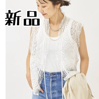 プラージュ(Plage)の【新品】plage【R’IAM】リバーレース ブラウス(シャツ/ブラウス(半袖/袖なし))