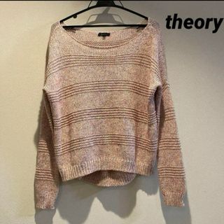 セオリー(theory)のセオリー ニット　透かし編みトップス  ドロップショルダー(ニット/セーター)