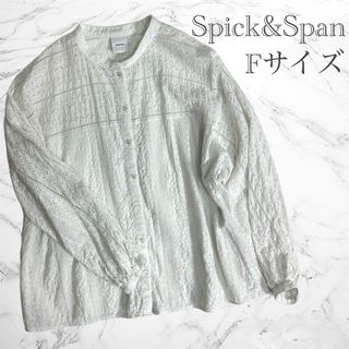 スピックアンドスパン(Spick & Span)のSpick&Span レースブラウス ドルマン カットワークレース コットン 綿(シャツ/ブラウス(長袖/七分))