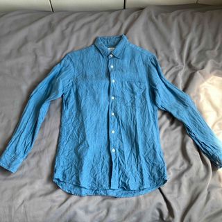 ユニクロ(UNIQLO)のユニクロ　プレミアムリネンシャツ(シャツ)