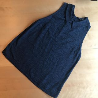 トップショップ(TOPSHOP)のありんこりんさん専用＊トップス＊TOP SHOP＊ネイビー(タンクトップ)